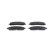 Brake pad set, disc brake BP2190 Bosch, Thumbnail 2