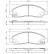 Brake pad set, disc brake BP2190 Bosch, Thumbnail 6