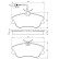 Brake Pad Set, disc brake BP220 Bosch, Thumbnail 6