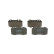 Brake pad set, disc brake BP2205 Bosch