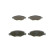 Brake Pad Set, disc brake BP222 Bosch