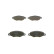 Brake Pad Set, disc brake BP222 Bosch, Thumbnail 3