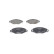 Brake Pad Set, disc brake BP222 Bosch, Thumbnail 5