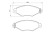Brake Pad Set, disc brake BP222 Bosch, Thumbnail 6