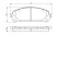 Brake Pad Set, disc brake BP2221 Bosch, Thumbnail 8