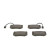 Brake Pad Set, disc brake BP2239 Bosch, Thumbnail 5