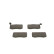 Brake Pad Set, disc brake BP2240 Bosch, Thumbnail 5