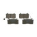 Brake Pad Set, disc brake BP2241 Bosch