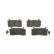 Brake Pad Set, disc brake BP2241 Bosch, Thumbnail 3
