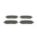 Brake Pad Set, disc brake BP2249 Bosch, Thumbnail 6