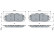 Brake Pad Set, disc brake BP2249 Bosch, Thumbnail 7