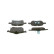 Brake Pad Set, disc brake BP226 Bosch, Thumbnail 6