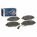 Brake Pad Set, disc brake BP2270 Bosch