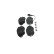 Brake Pad Set, disc brake BP2270 Bosch, Thumbnail 3