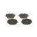 Brake Pad Set, disc brake BP2276 Bosch