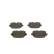 Brake Pad Set, disc brake BP2276 Bosch, Thumbnail 5