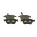 Brake Pad Set, disc brake BP2278 Bosch, Thumbnail 3