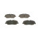 Brake pad set, disc brake BP2307 Bosch, Thumbnail 3