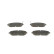 Brake pad set, disc brake BP2307 Bosch, Thumbnail 6