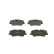 Brake pad set, disc brake BP2309 Bosch