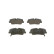 Brake pad set, disc brake BP2309 Bosch, Thumbnail 3