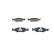 Brake Pad Set, disc brake BP231 Bosch