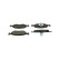 Brake Pad Set, disc brake BP231 Bosch, Thumbnail 6