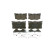 Brake Pad Set, disc brake BP2324 Bosch