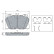 Brake Pad Set, disc brake BP2324 Bosch, Thumbnail 5