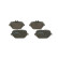 Brake pad set, disc brake BP2325 Bosch, Thumbnail 3