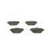 Brake pad set, disc brake BP2325 Bosch, Thumbnail 6