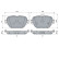 Brake pad set, disc brake BP2325 Bosch, Thumbnail 7