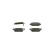 Brake Pad Set, disc brake BP233 Bosch, Thumbnail 6