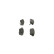 Brake Pad Set, disc brake BP233 Bosch, Thumbnail 7