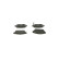 Brake Pad Set, disc brake BP233 Bosch, Thumbnail 8