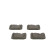 Brake Pad Set, disc brake BP2330 Bosch, Thumbnail 5