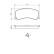Brake Pad Set, disc brake BP234 Bosch, Thumbnail 6