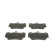 Brake Pad Set, disc brake BP2346 Bosch, Thumbnail 6