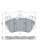 Brake Pad Set, disc brake BP2346 Bosch, Thumbnail 7