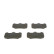 Brake Pad Set, disc brake BP2349 Bosch, Thumbnail 6