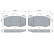 Brake Pad Set, disc brake BP2349 Bosch, Thumbnail 7