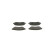 Brake Pad Set, disc brake BP235 Bosch, Thumbnail 5