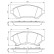 Brake Pad Set, disc brake BP235 Bosch, Thumbnail 7