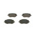 Brake Pad Set, disc brake BP2350 Bosch