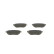 Brake Pad Set, disc brake BP2350 Bosch, Thumbnail 6