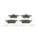 Brake Pad Set, disc brake BP2357 Bosch, Thumbnail 6