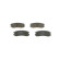 Brake Pad Set, disc brake BP236 Bosch