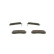 Brake Pad Set, disc brake BP236 Bosch, Thumbnail 5