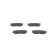 Brake Pad Set, disc brake BP236 Bosch, Thumbnail 6