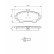 Brake Pad Set, disc brake BP239 Bosch, Thumbnail 8
